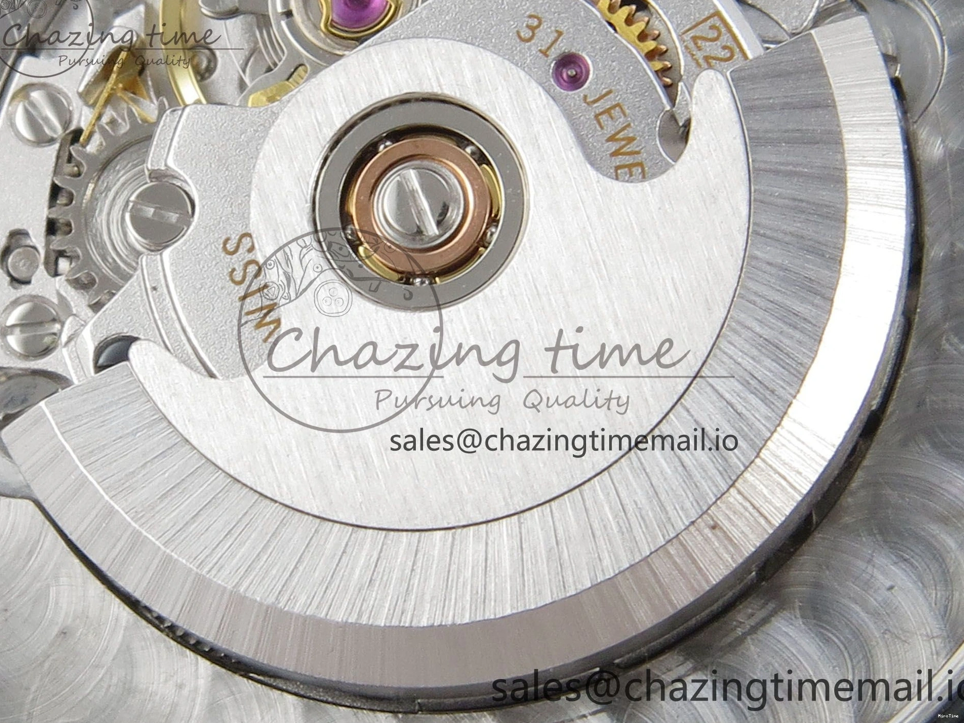 MiroTime 1226 DateJust 31 278274 THBF 1:1 Best Edition 904L Steel RG Roman Dial Diamonds Bezel on SS Jubilee Bracelet HZ Cal. Modern 37